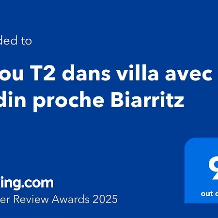 Apartment T1 Ou T2 Dans Avec Jardin Proche Biarritz
